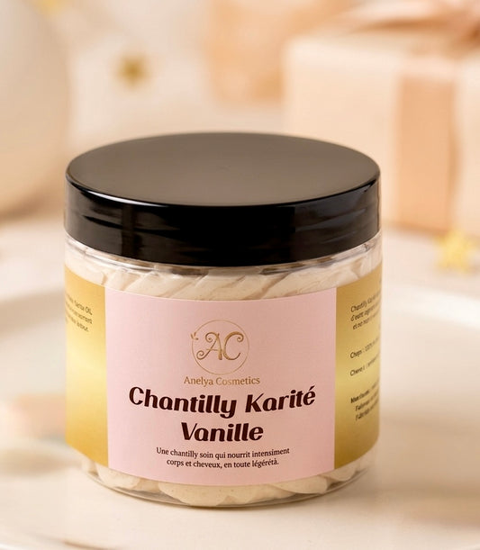 Chantilly karité Vanille 200g - Nutrition Intense - naturel & artisanal corps et Cheveux