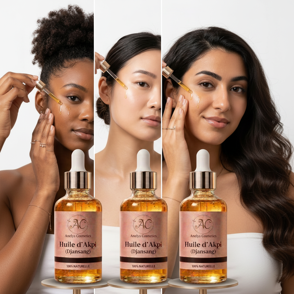 Huile d'Akpi 100% Naturelle 50ml - Tonifiante & Nourrissante - Anelyscosmetics